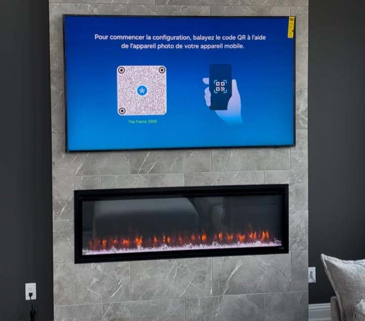 TV mounting on brick, stone, tile and concrete