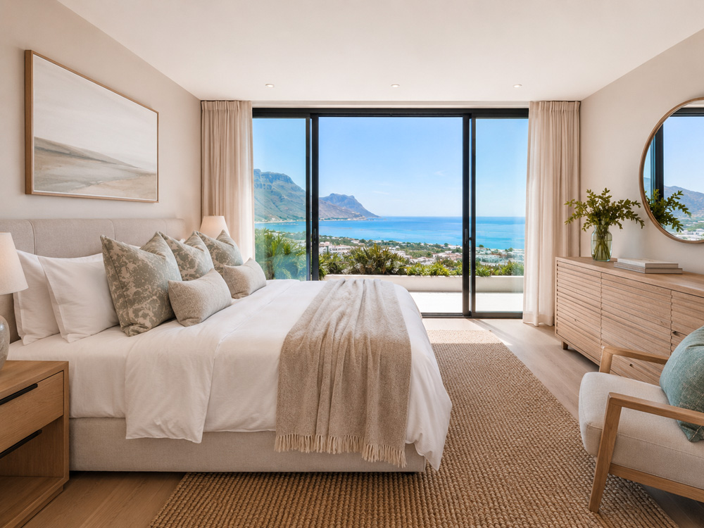 Airbnb photography Cape Town bright living area for booking listing