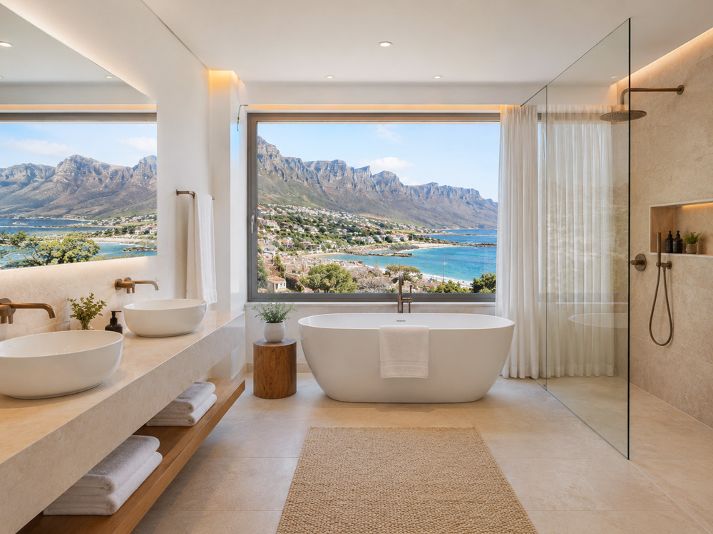 holiday rental photographer Langebaan bedroom and guest comfort image