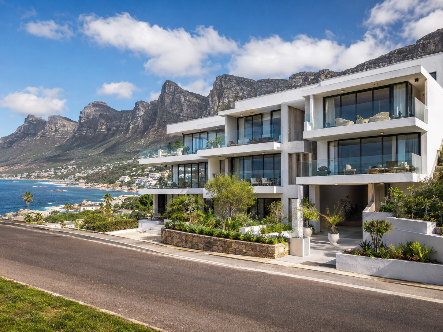 apartment photography Cape Town bright modern apartment living area hero image
