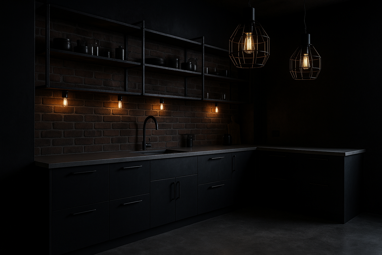 Industrial urban kitchen