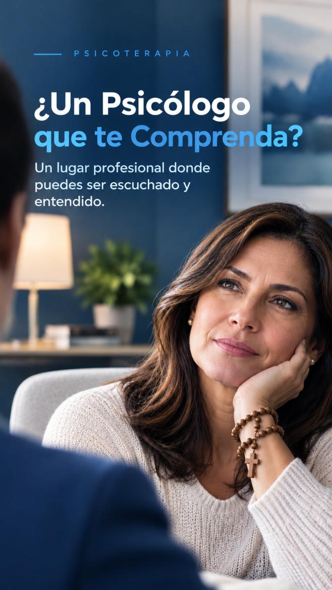 ¿Un Psicólogo que te Comprenda? Un lugar profesional donde puedes ser escuchado y entendido