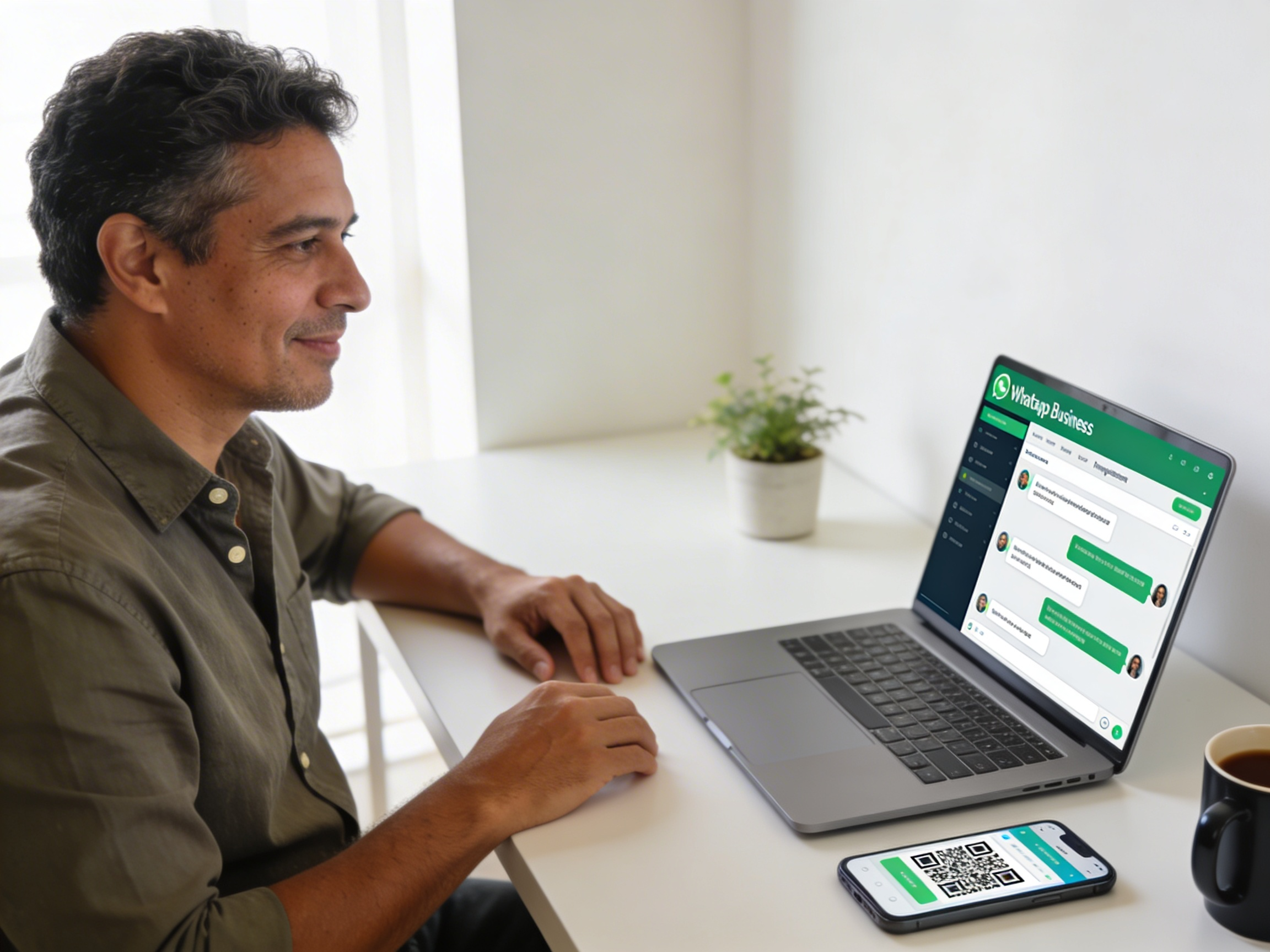 Integre fácilmente WhatsApp vía QR