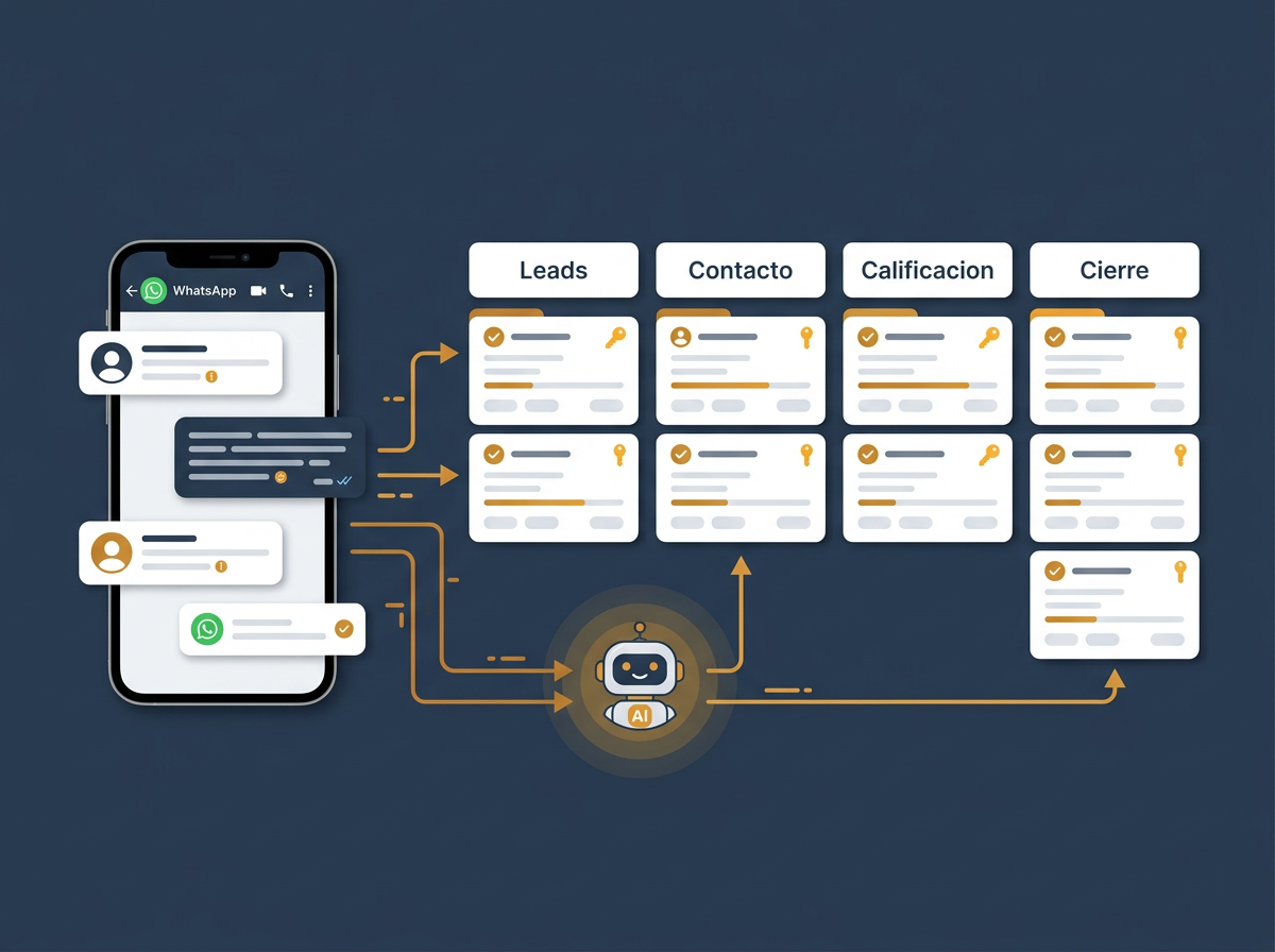 CRM con IA para WhatsApp: convierta cada conversación en una oportunidad de venta