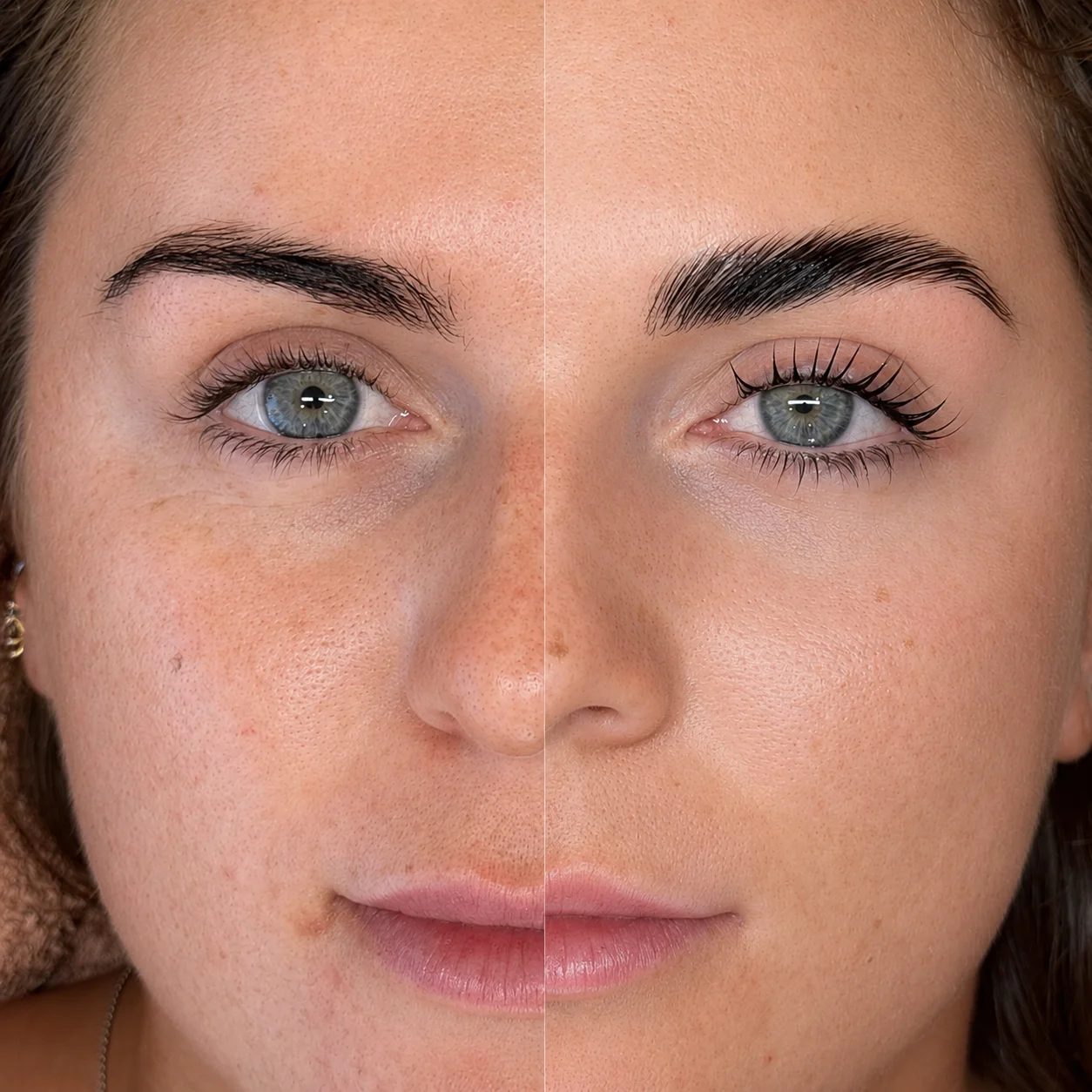 Before Korean Lash Lift treatment