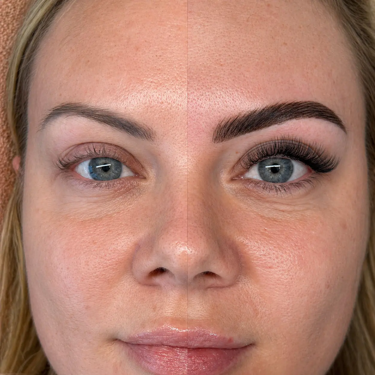Lash design before and after