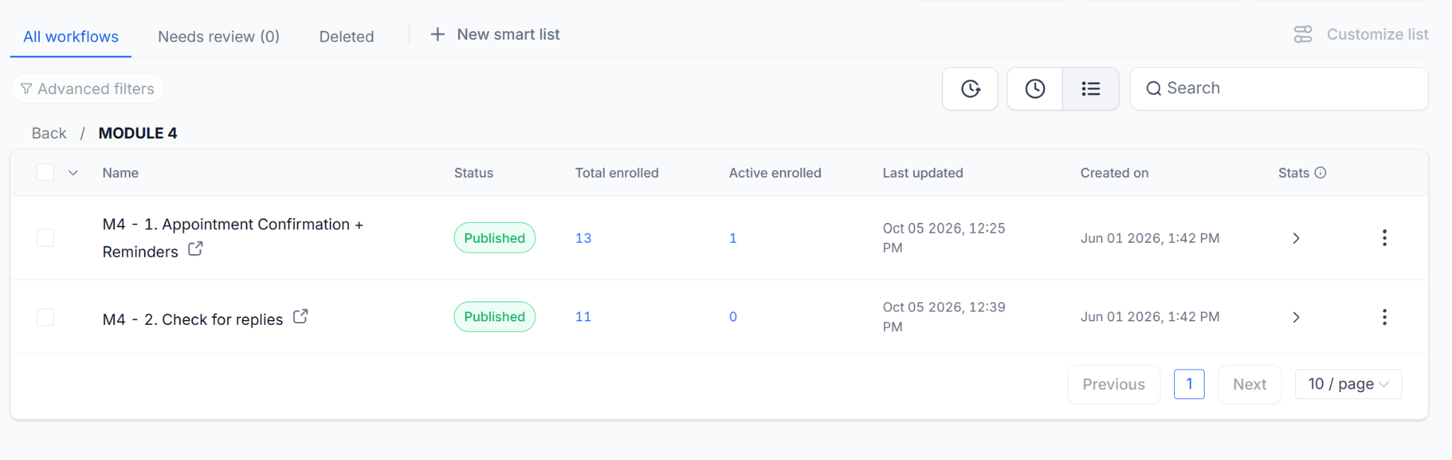 Reminder and no-show recovery workflow configuration for Titan Roofing