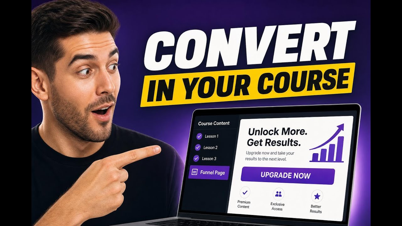 video thumbnail for 'Add Funnel Pages to Your Course for Upsells and Lead Capture'