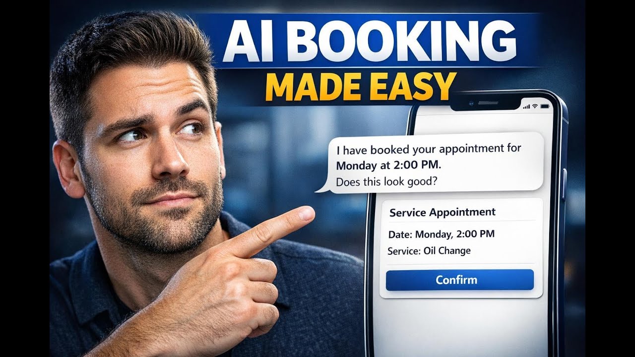 video thumbnail for 'AI chat appointment booking: set up in Services Calendar'