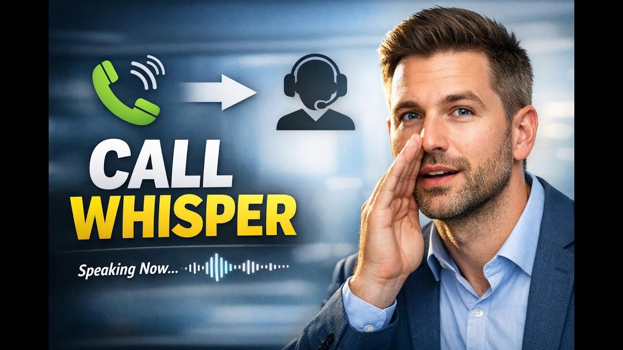 video thumbnail for 'How to Add Call Whisper to IVR Connect Call for Context'