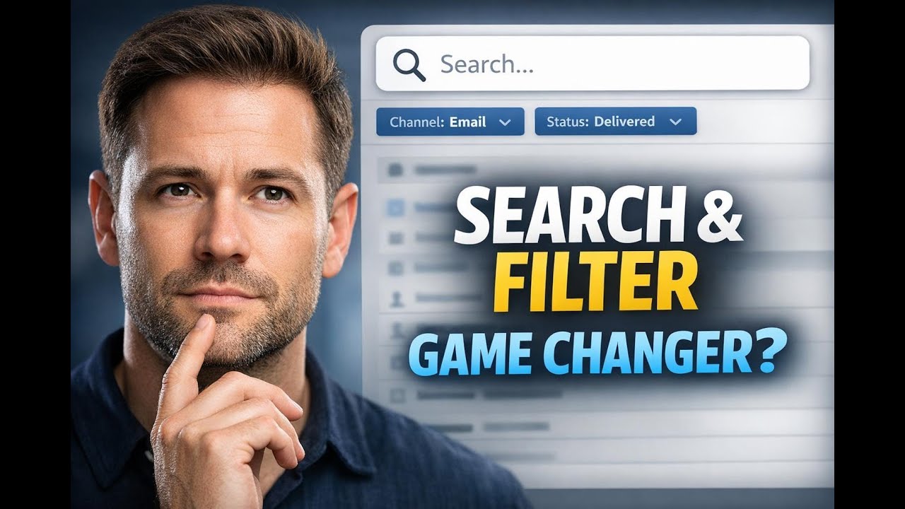 video thumbnail for 'Find review requests fast with search, channel and status filters'