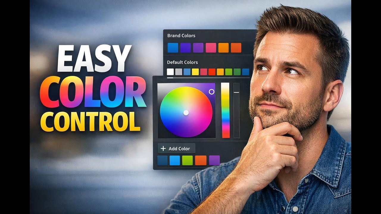 video thumbnail for 'Brand Colors in Color Picker: Save Once, Apply Across Projects'