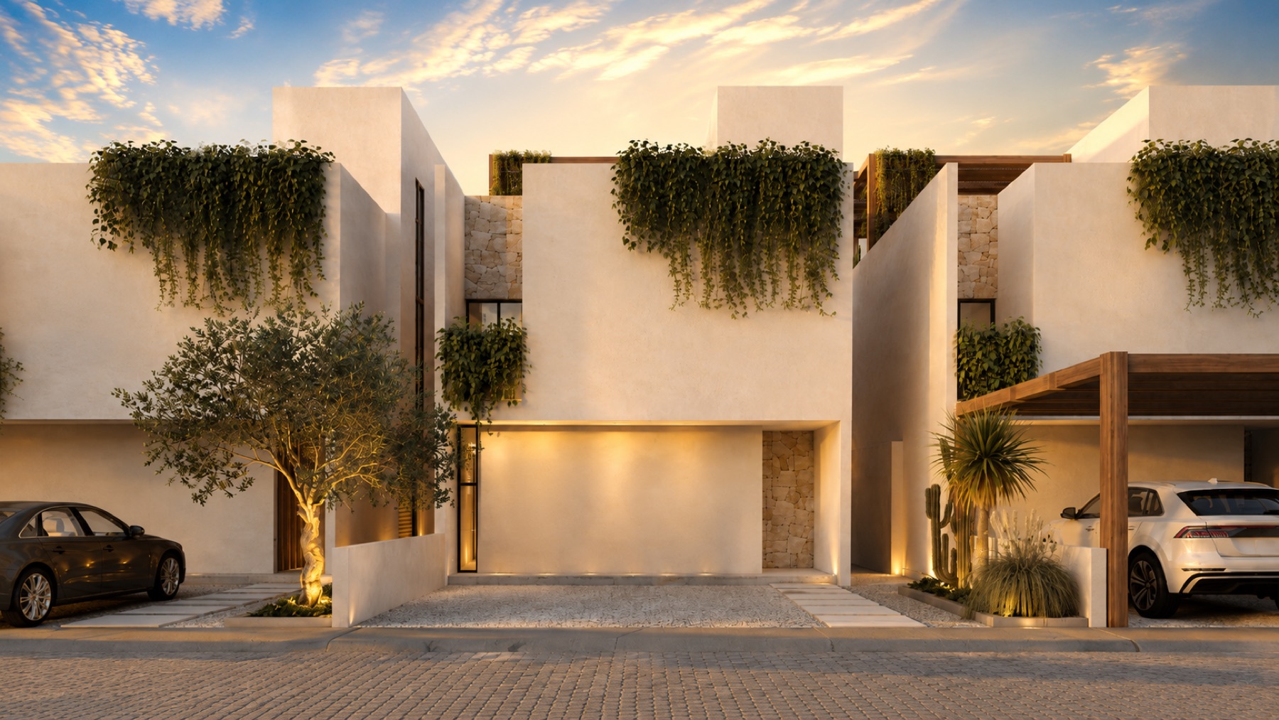 Fachada Modelo Merced, Marbella Residencial