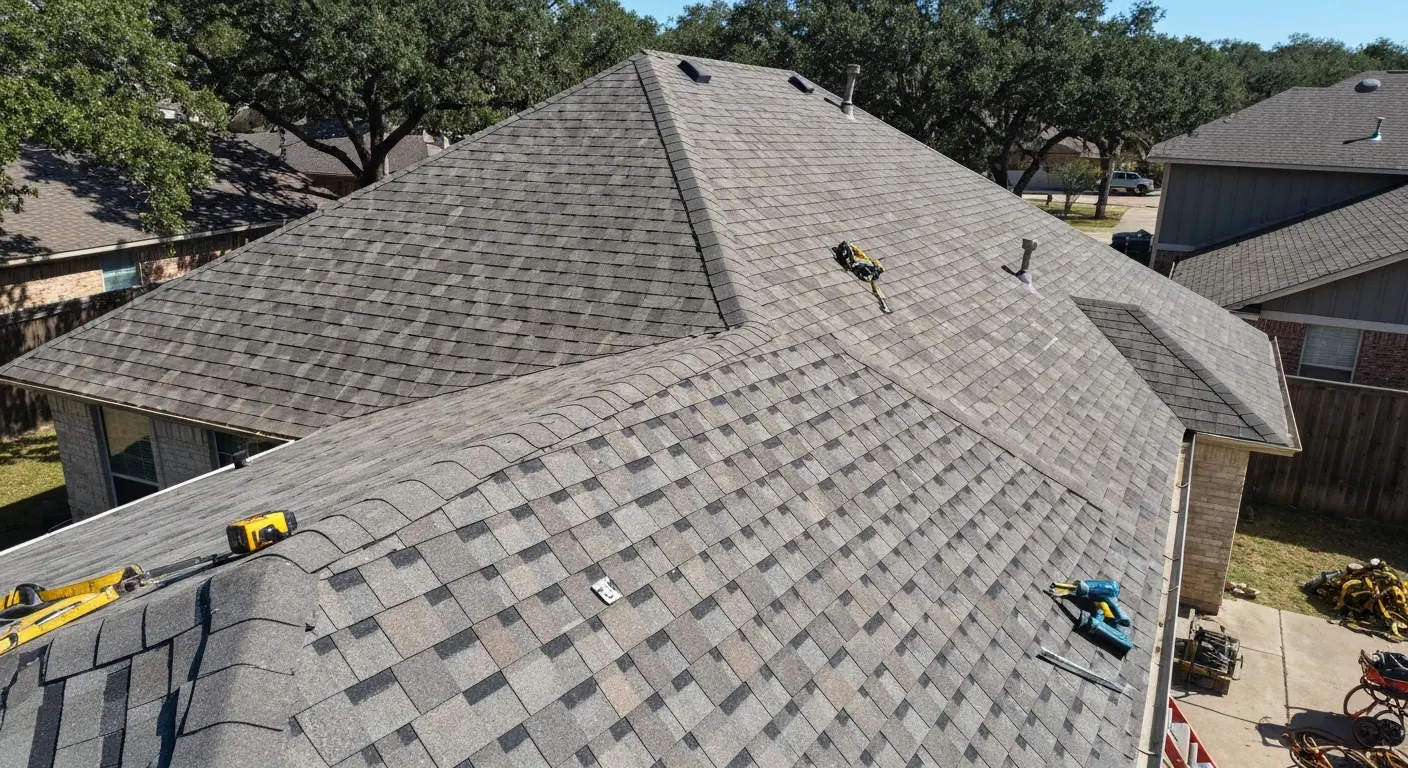 Roof replacement installation