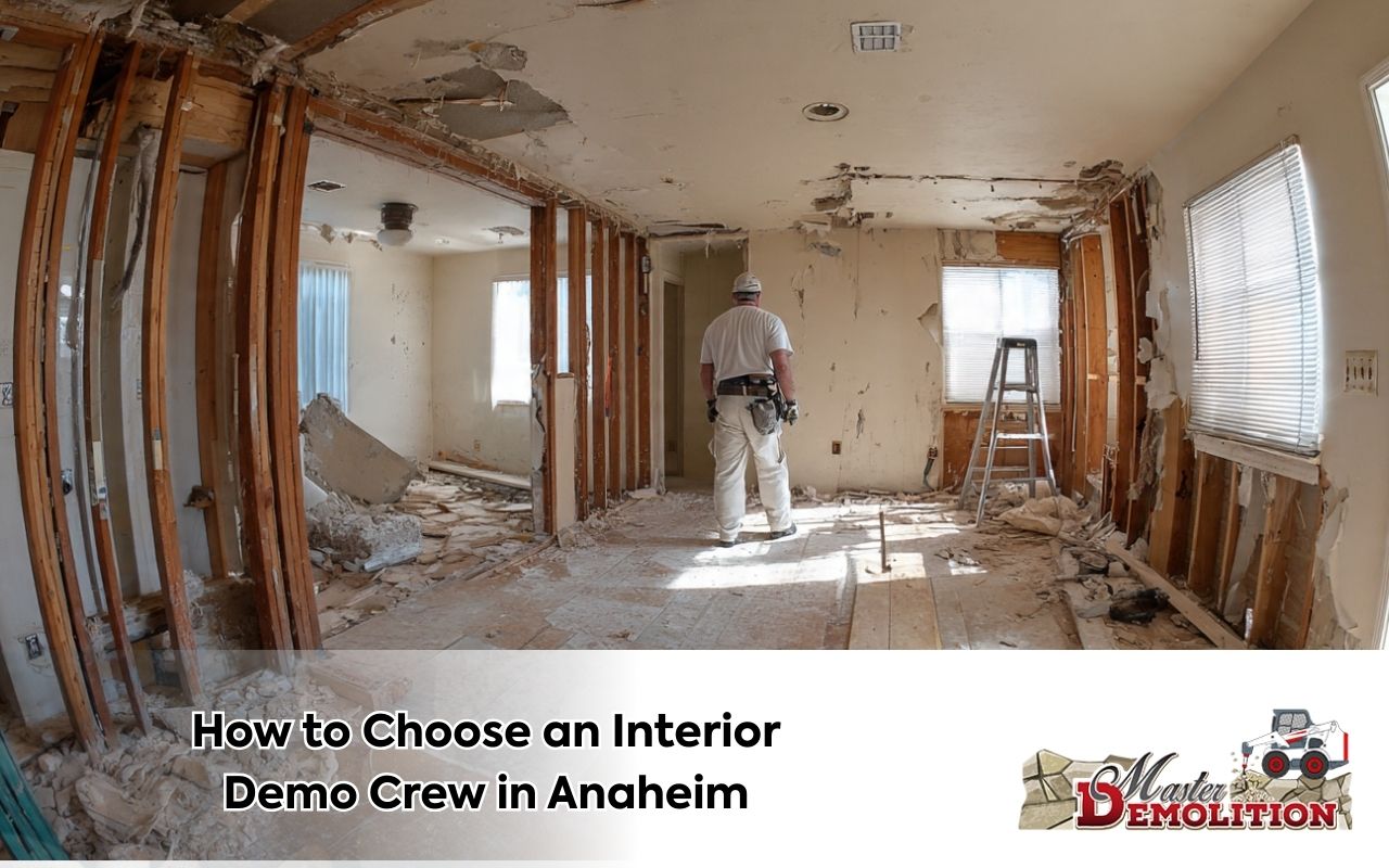 How to Choose an Interior Demo Crew in Anaheim