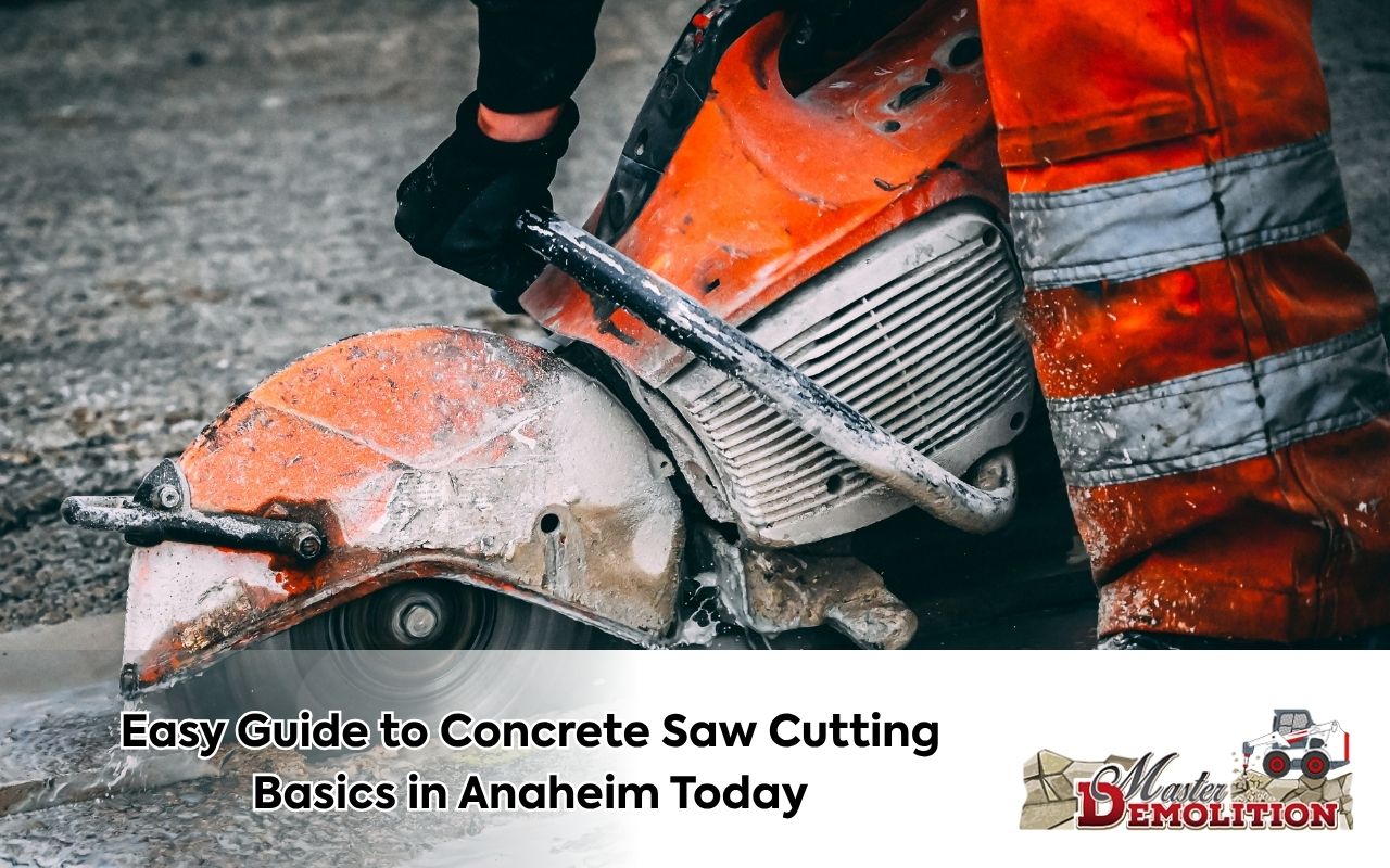 Easy Guide to Concrete Saw Cutting Basics in Anaheim Today
