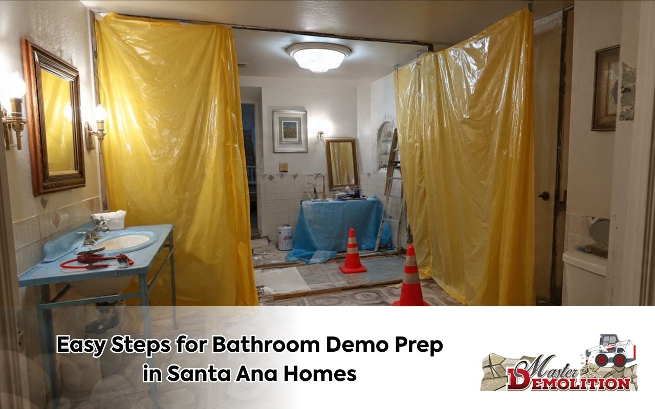 Basic Steps for Bathroom Demo Prep in Santa Ana Homes