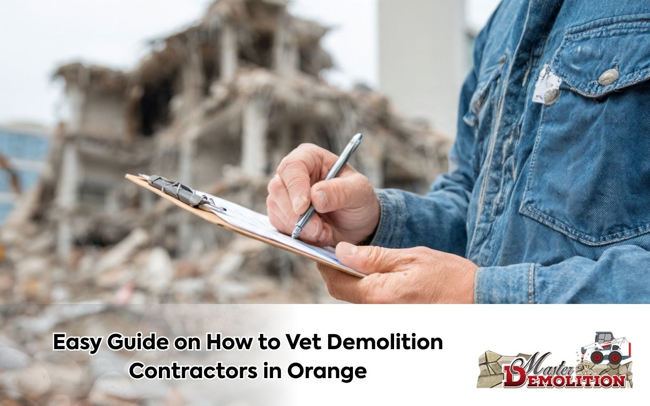 Easy Guide on How to Vet Demolition Contractors in Orange