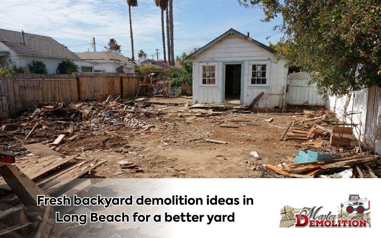 Fresh backyard demolition ideas in Long Beach for a better yard