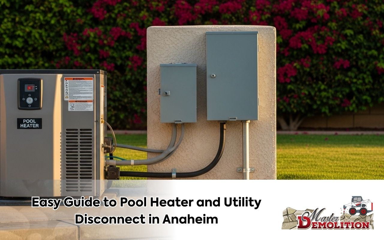 Easy Guide to Pool Heater and Utility Disconnect in Anaheim