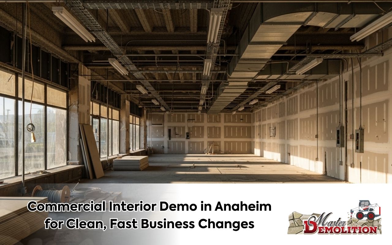 Commercial Interior Demo in Anaheim for Clean, Fast Business Changes