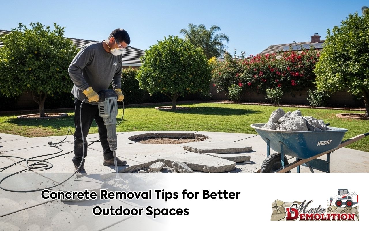 Concrete Removal Tips for Better Outdoor Spaces