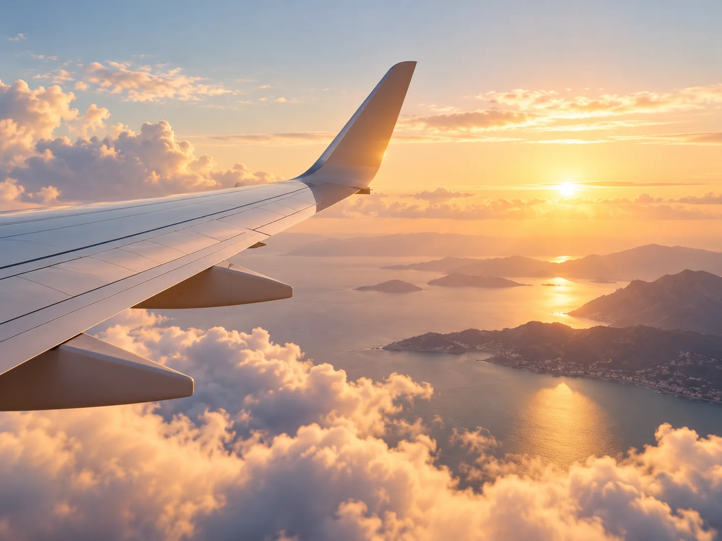 Air travel image representing Gladys West’s firsthand travel experience