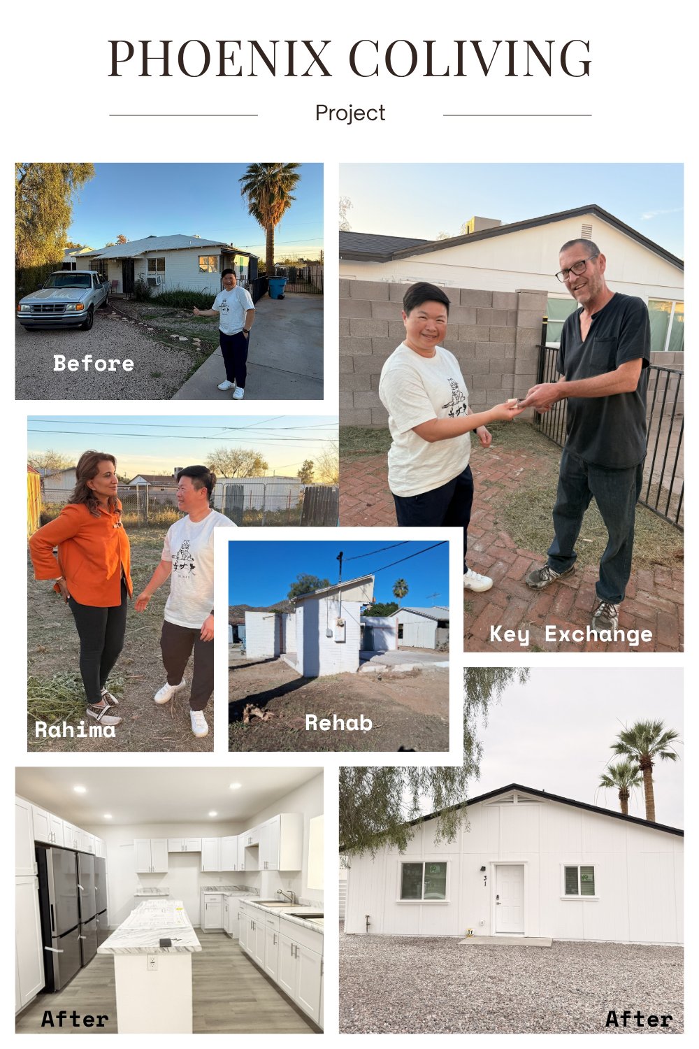Phoenix Co-Living Project — Before and After