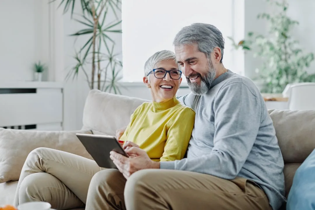 Reviewing Medicare options at a desk