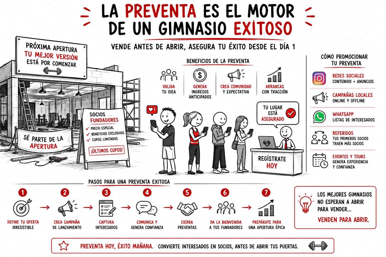 Preventa y marketing fitness