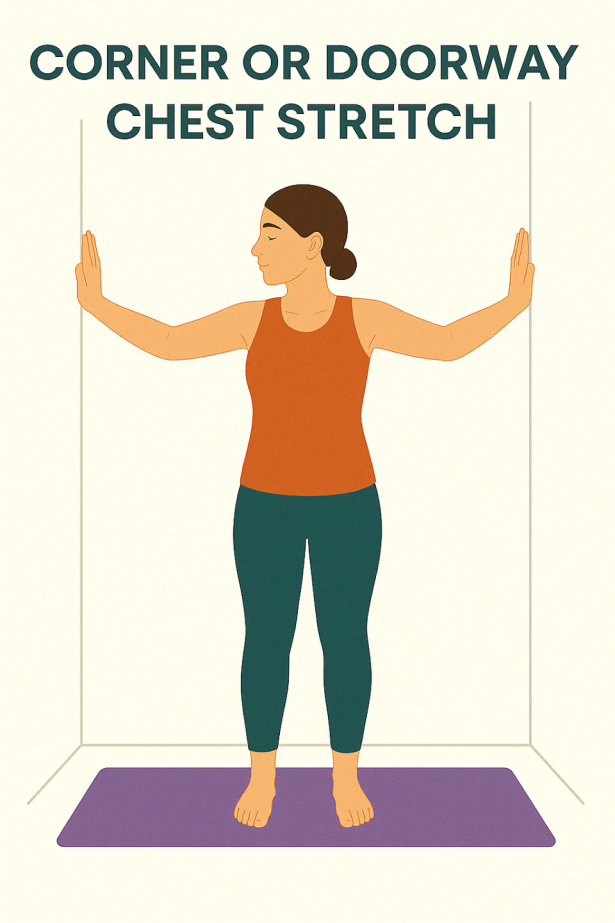 Corner or Doorway Chest Stretch