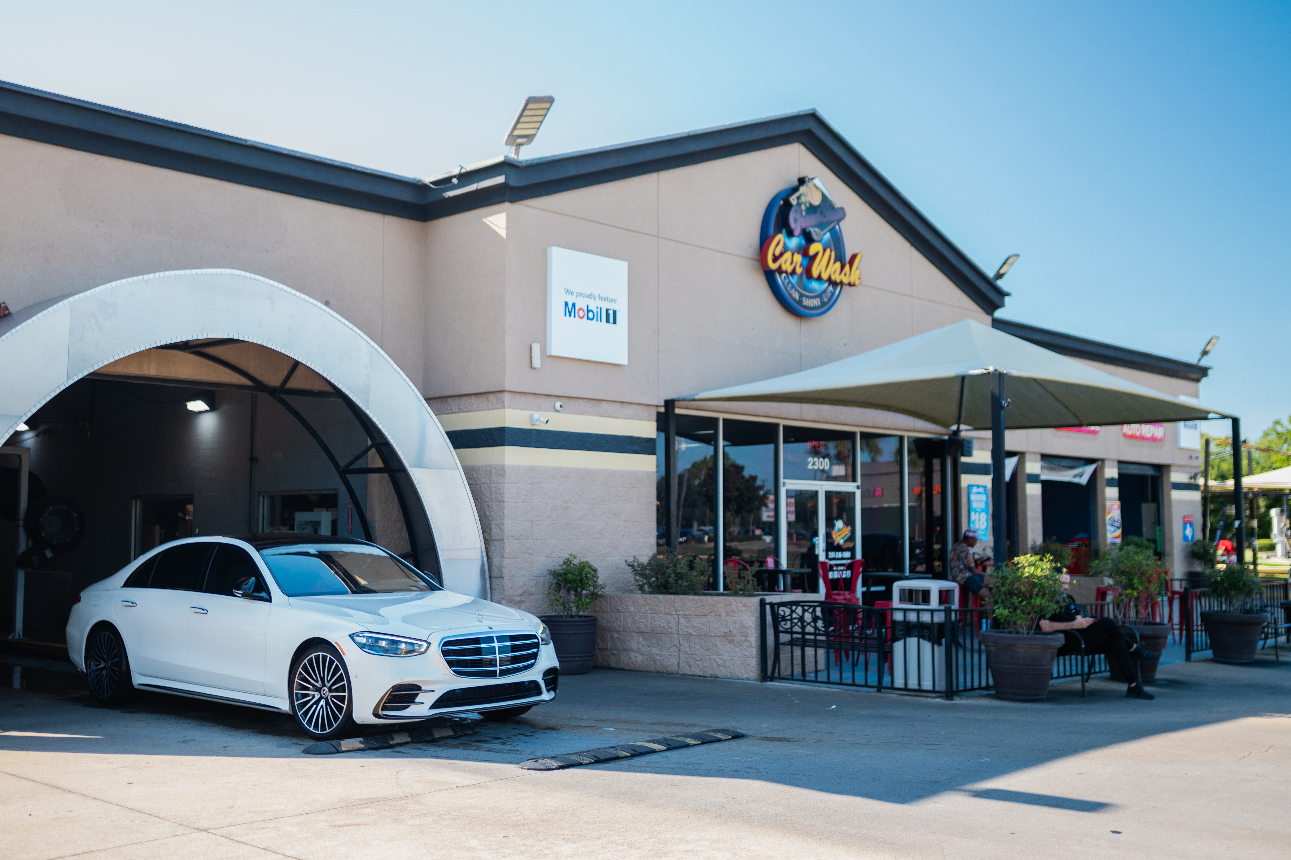 Grand Slam car wash — express tunnel and full service wash lineup