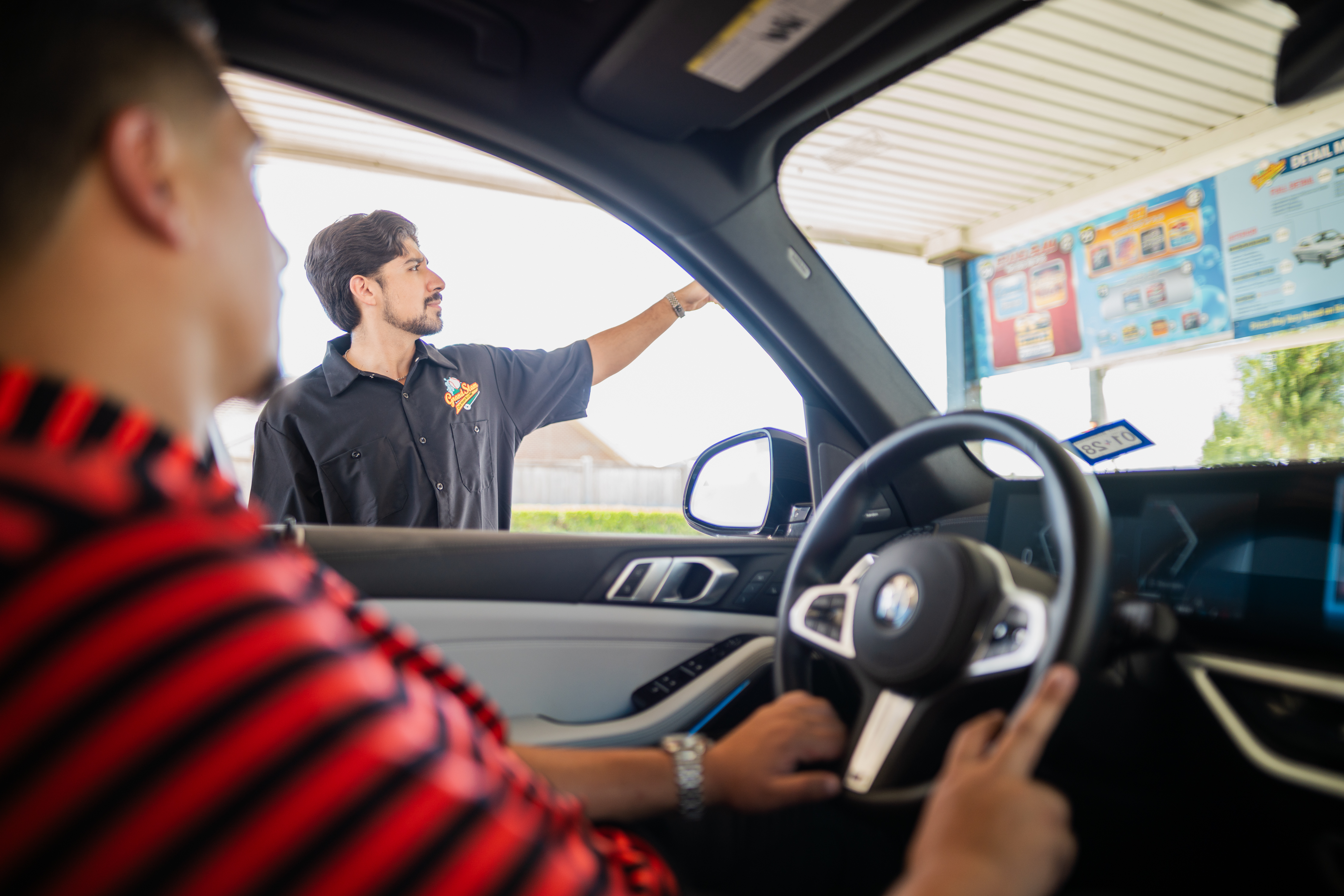 Grand Slam Unlimited Wash Club — express lane member wash