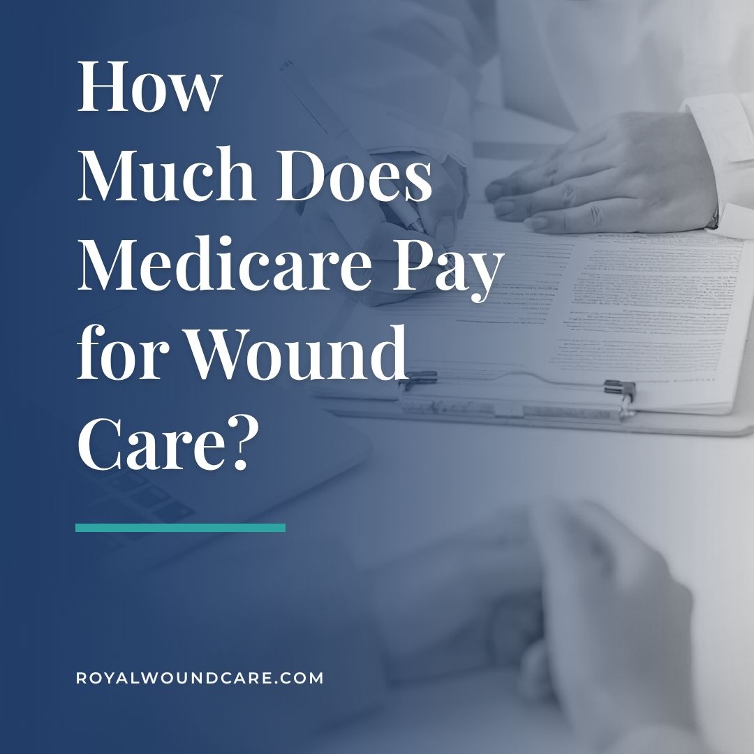 how much does medicare pay for wound care?