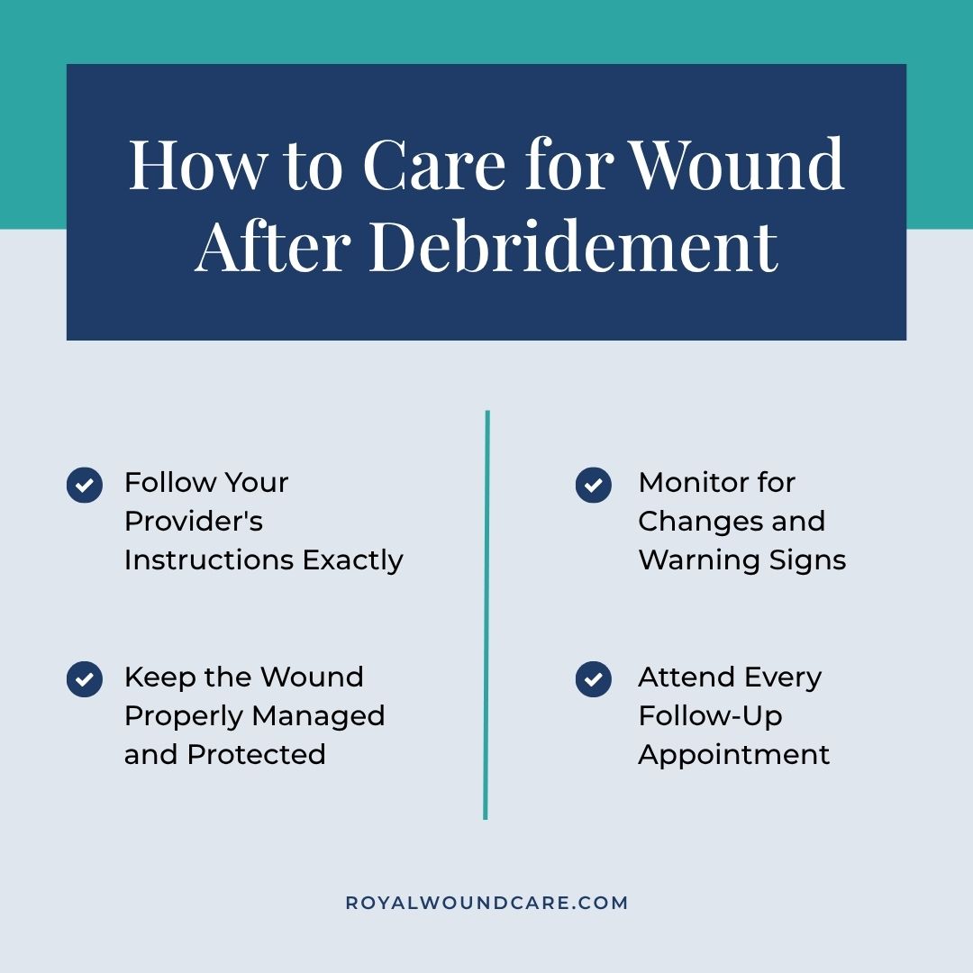 How to Care for Wound After Debridement
