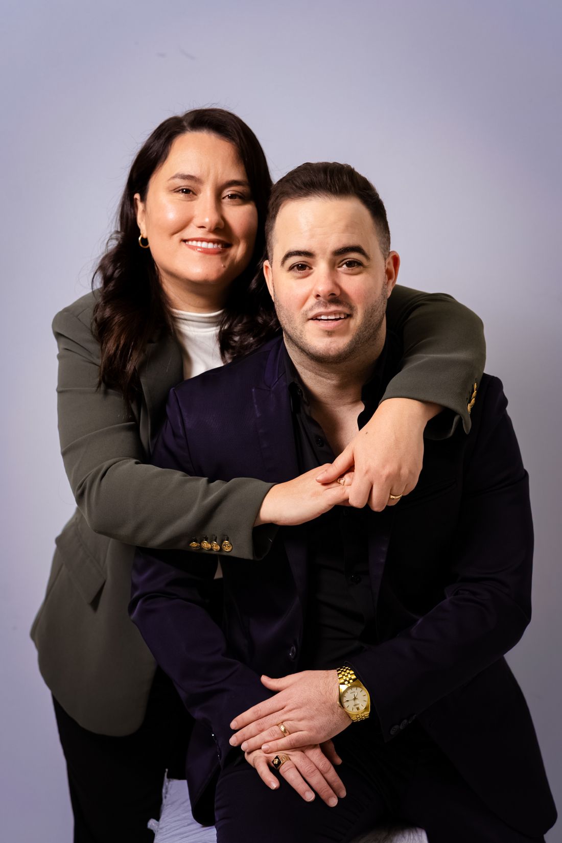 Yanelia Caballe y Ludwin Alvarez, fundadores de Master Media Co.