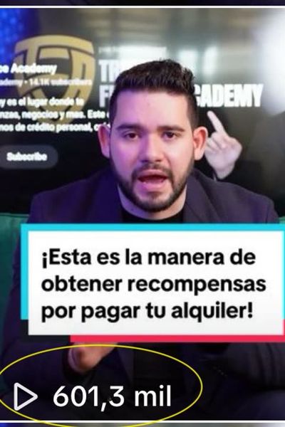 Video de crédito sobre recompensas por pagar el alquiler, 601 mil vistas