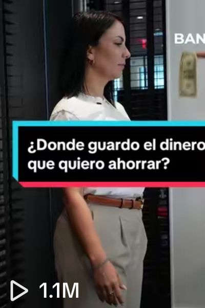 Video de finanzas sobre dónde guardar el dinero, 1.1 millones de vistas
