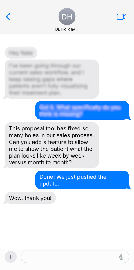 Provider testimonial