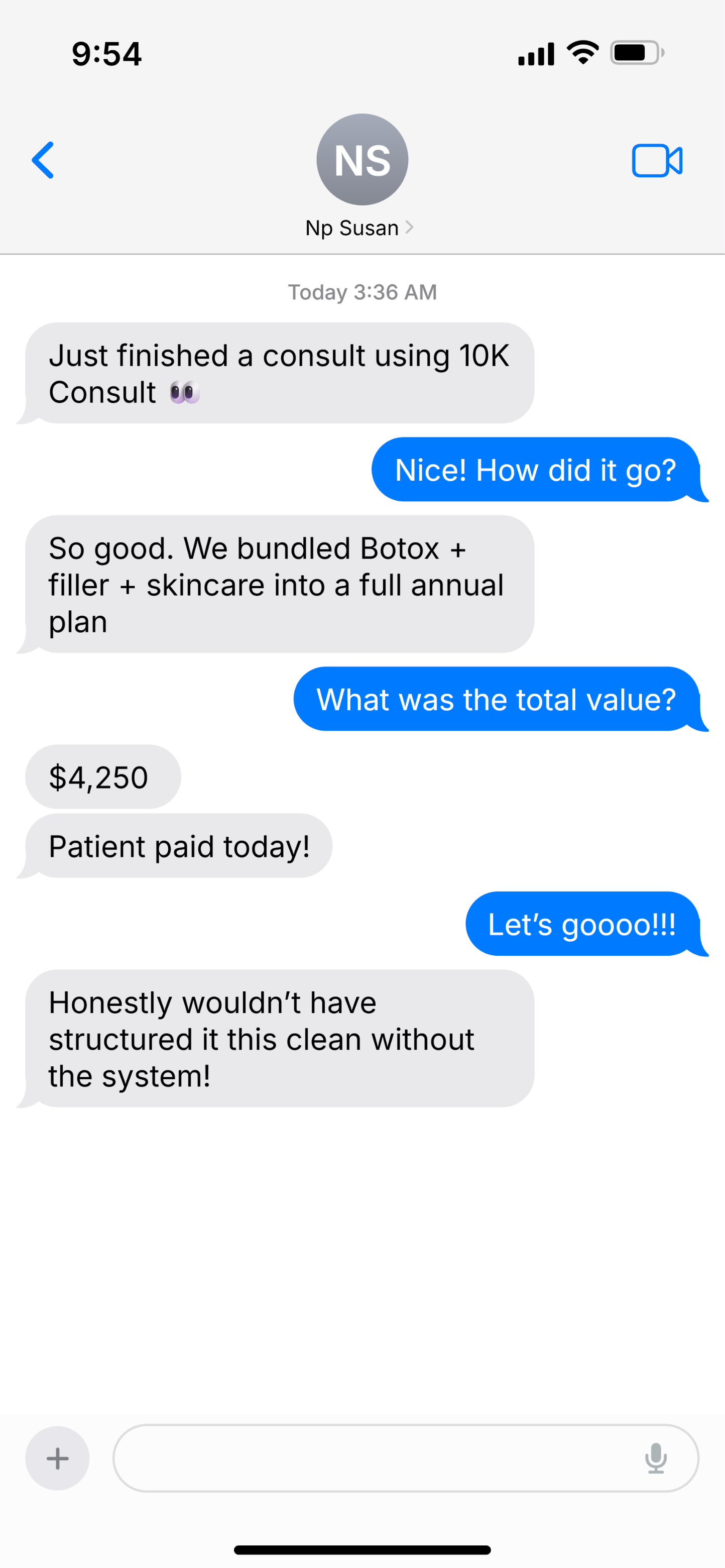 Provider testimonial