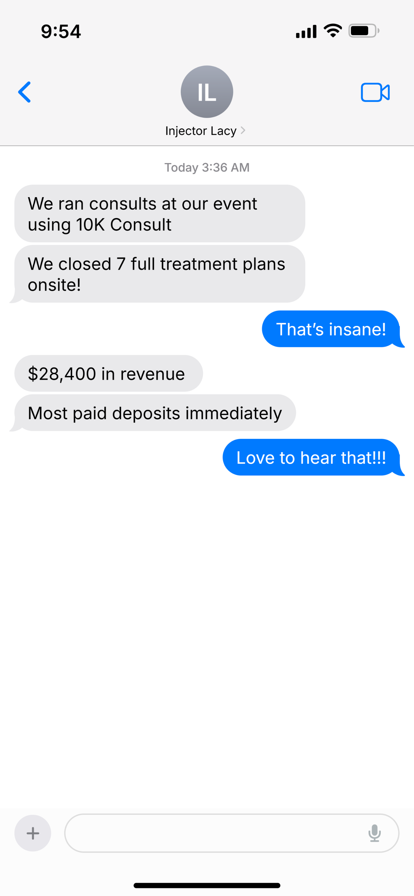 Provider testimonial