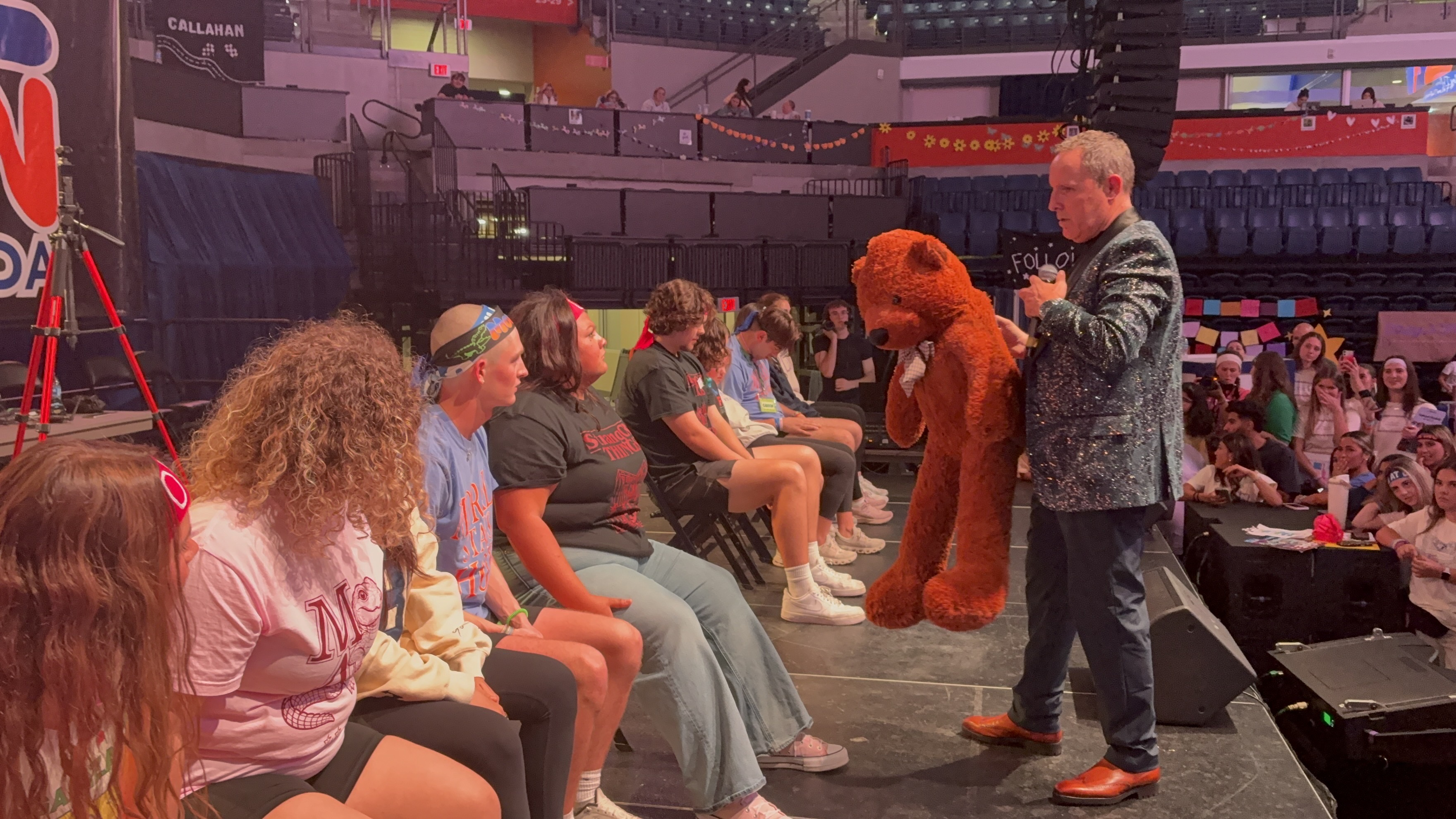 Richard Barker, comedy hypnotist Manchester, live stage hypnosis performance