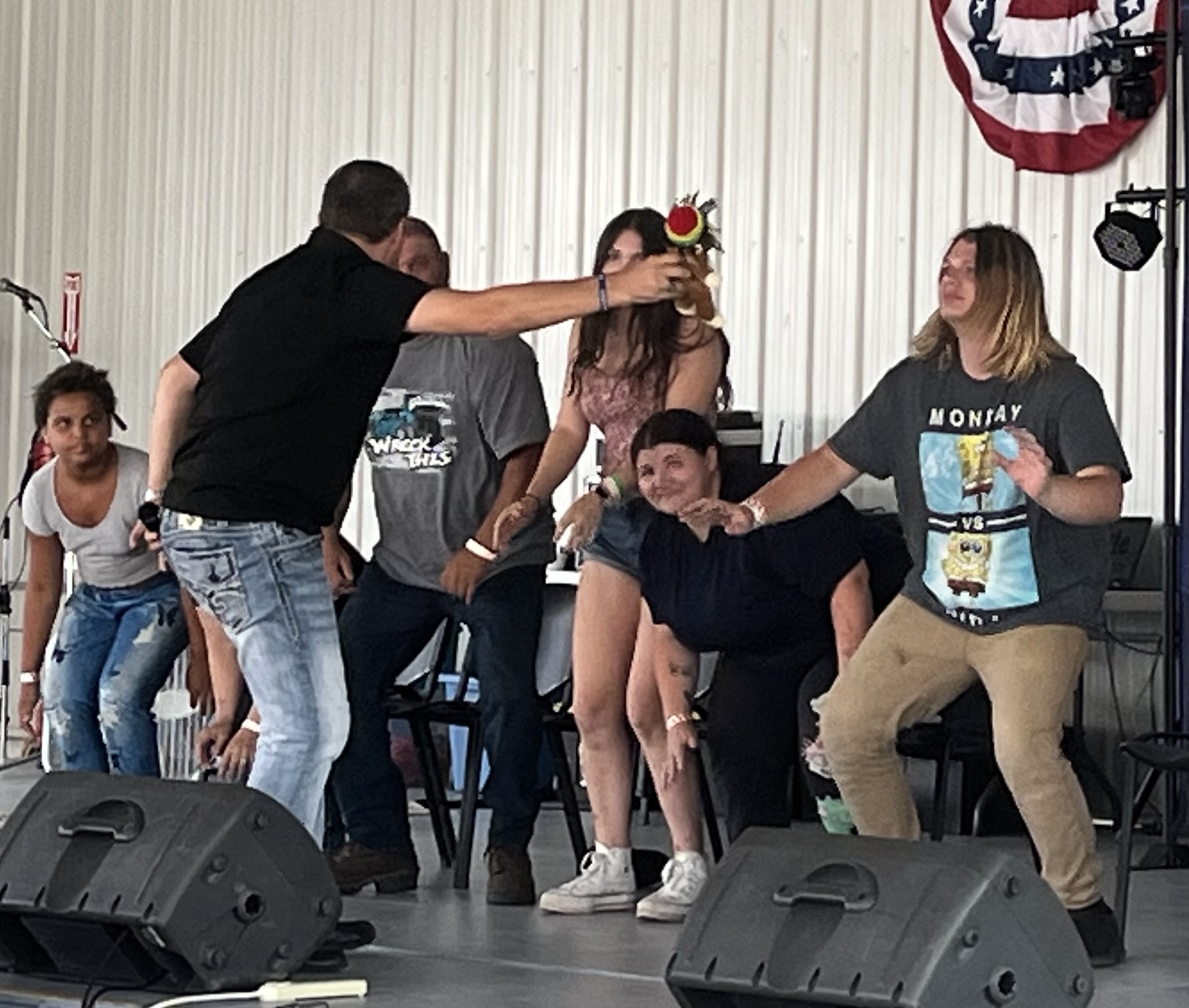 Hire a stage hypnotist Liverpool, Richard Barker performing comedy hypnosis show on Merseyside