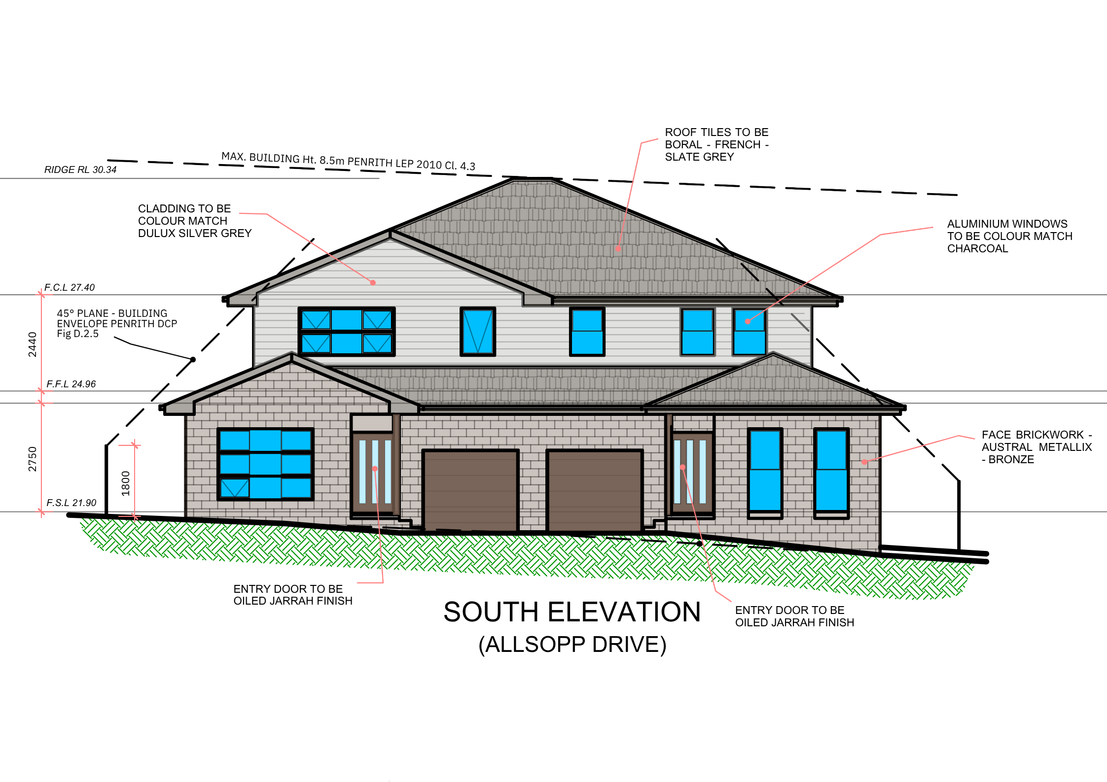 The Nepean Residence floorplan 1