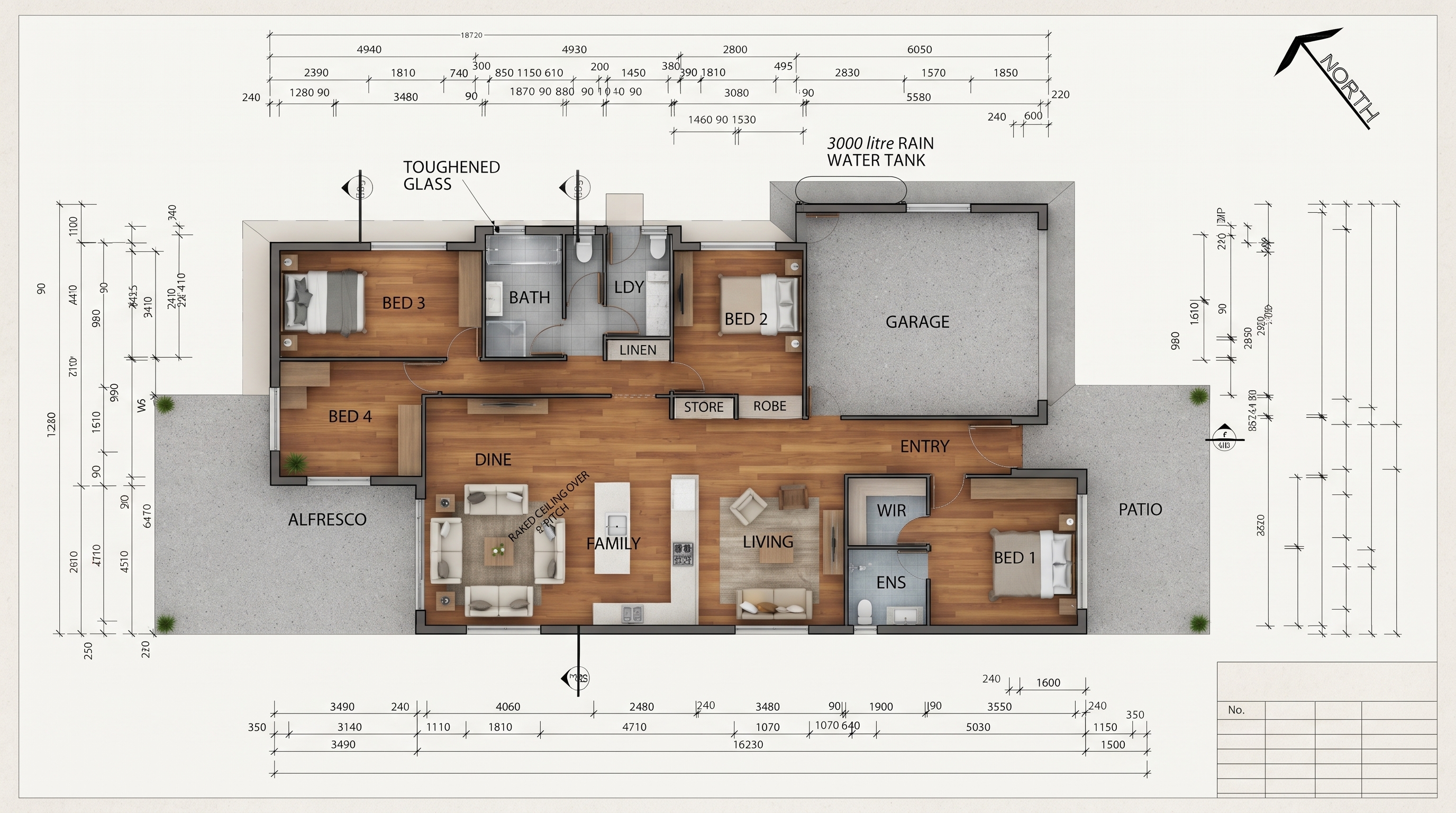 The Nepean Single Storey floorplan 1