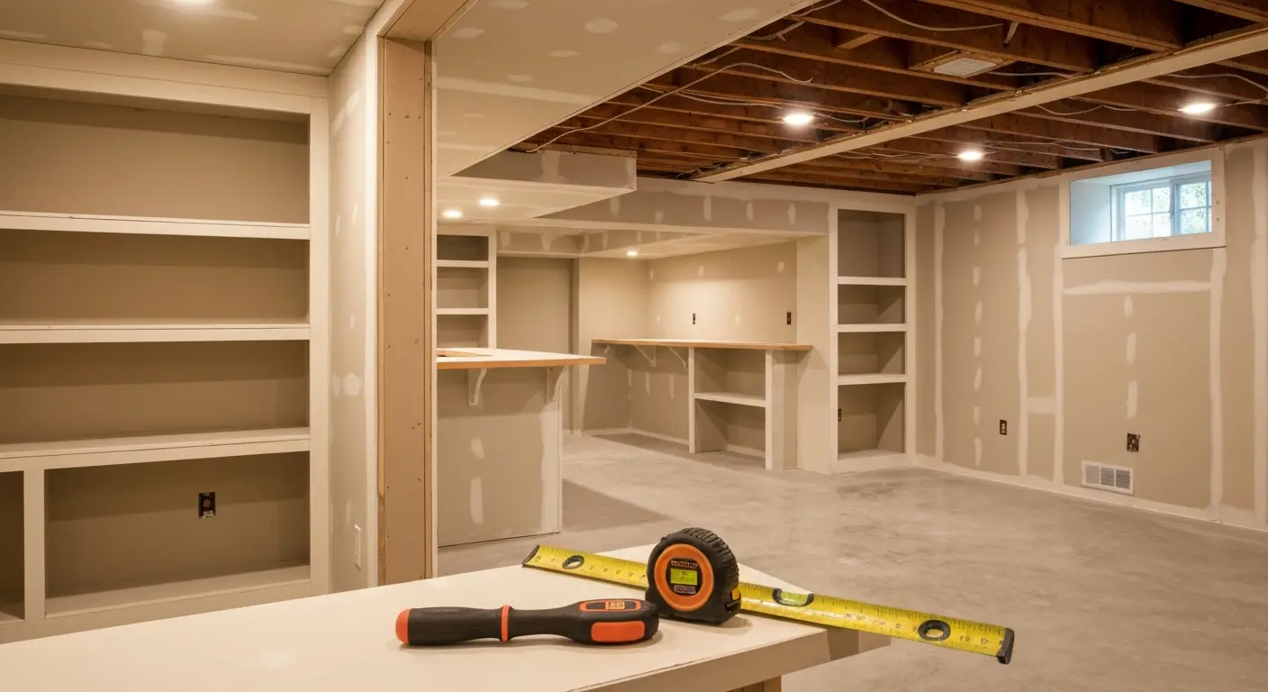 Basement finishing project