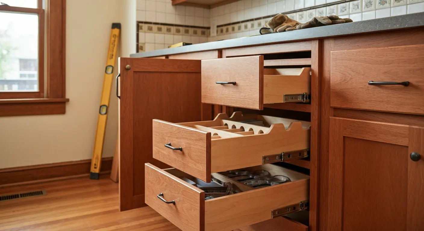 Custom kitchen cabinetry