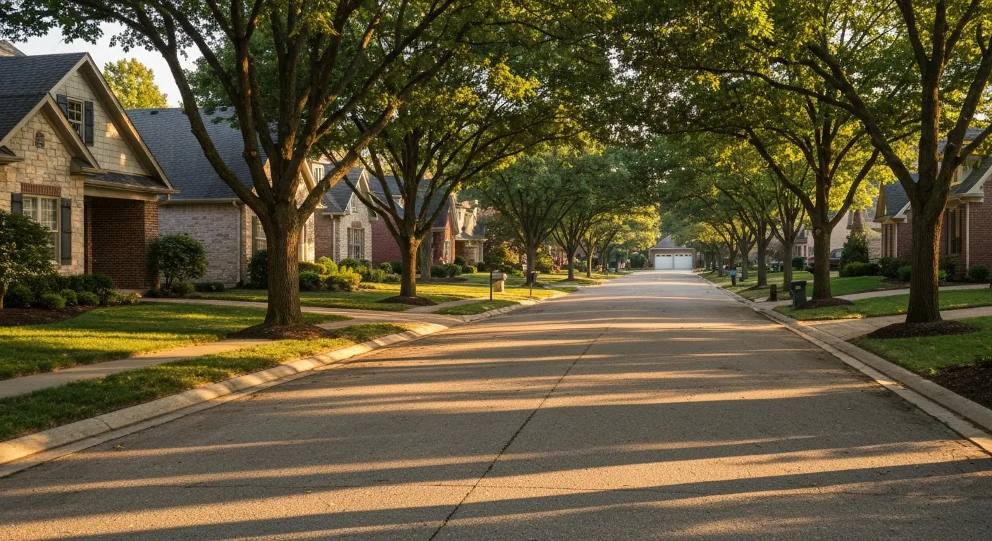 Zionsville neighborhood street