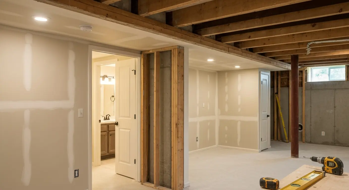 Basement finishing project