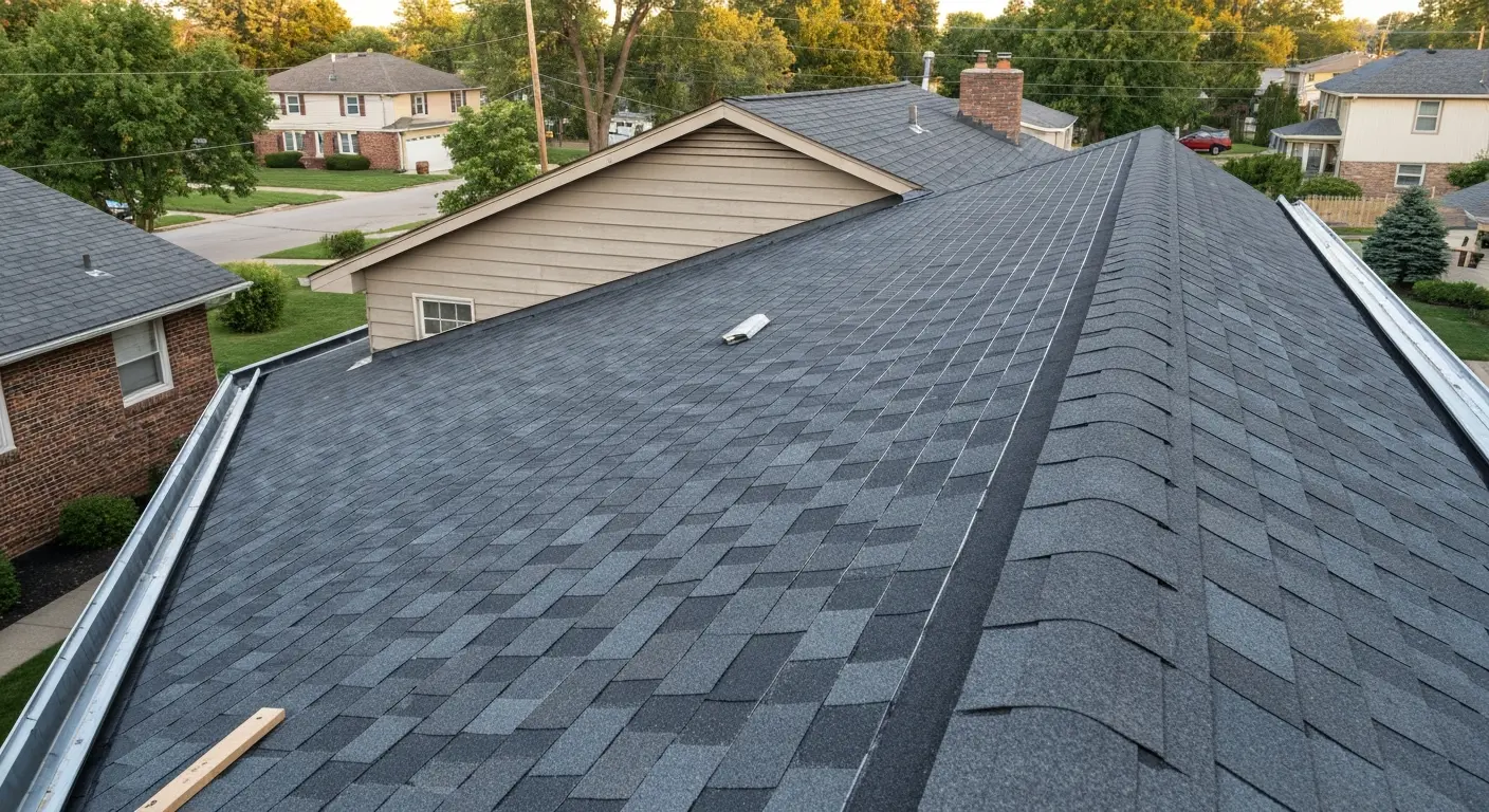 New roofing installation